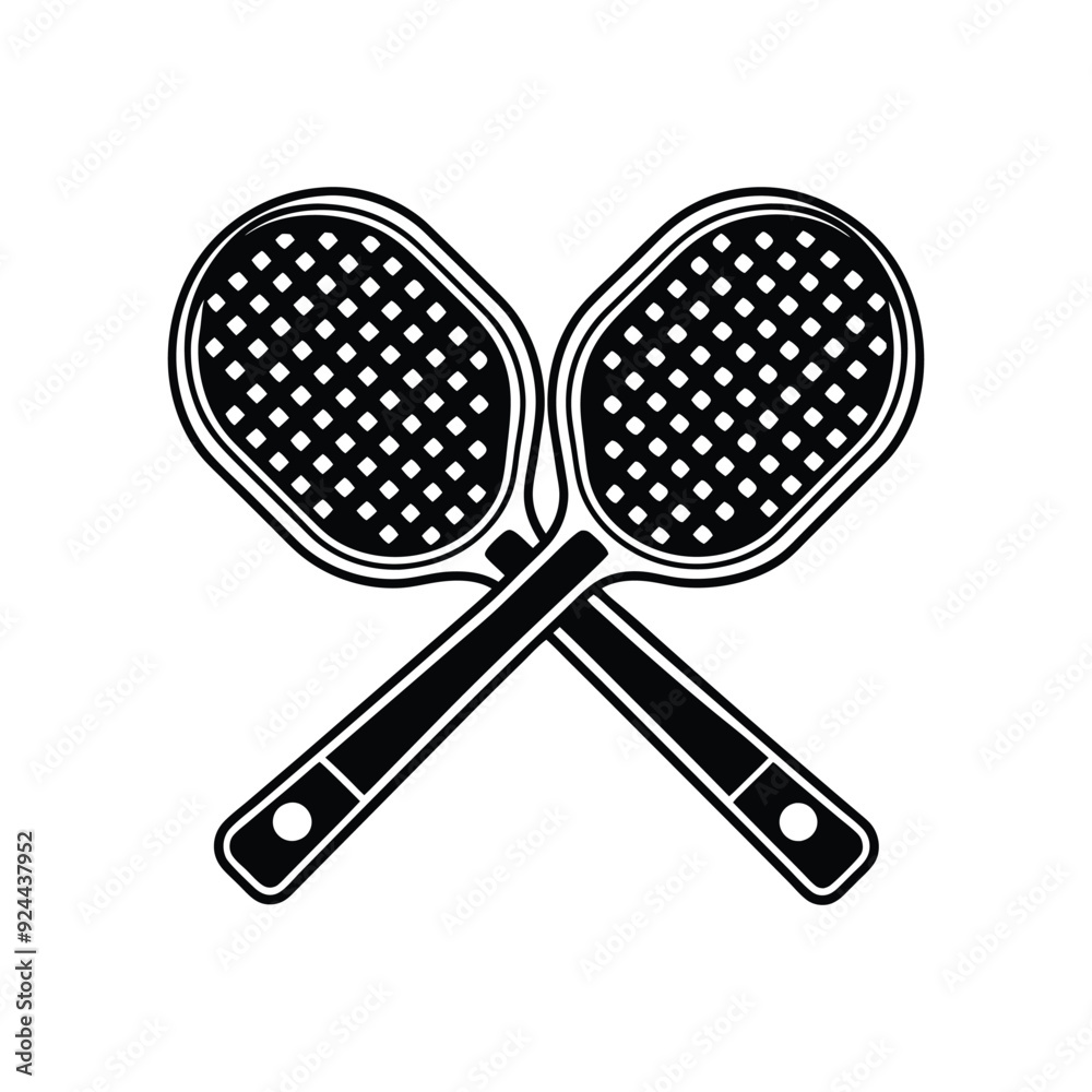 Pickleball Paddles Vector Design, AI Generated Pickleball Paddles Vector Design, AI Generated