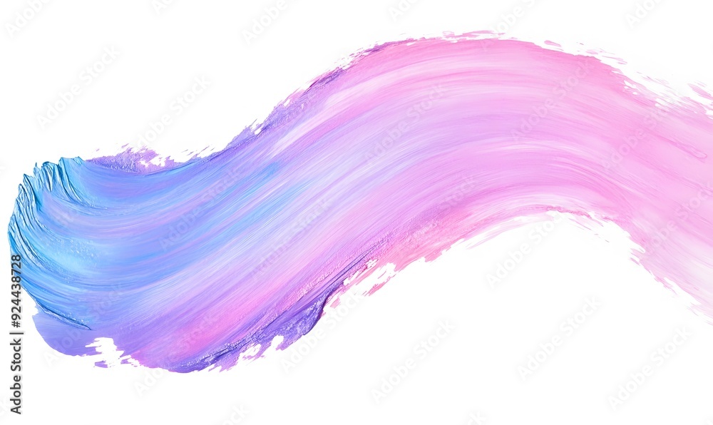 A brush stroke of paint with a pink, purple and blue, Generative AI A brush stroke of paint with a pink, purple and blue, Generative AI