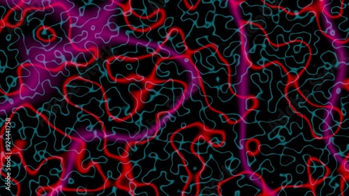 Wallpaper Mural abstract line light animation Torontodigital.ca