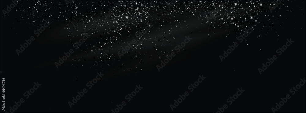 Obraz premium Vector heavy snowfall snowflakes isolated illustration