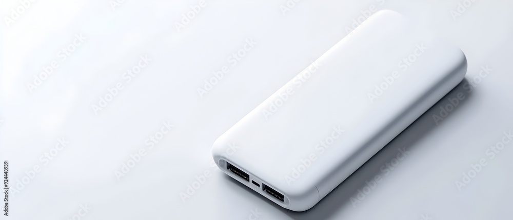 Sleek and durable high capacity lithium ion power cell with fast charging interface and a minimalist futuristic industrial aesthetic on a clean white backdrop Sleek and durable high capacity lithium ion power cell with fast charging interface and a minimalist futuristic industrial aesthetic on a clean white backdrop