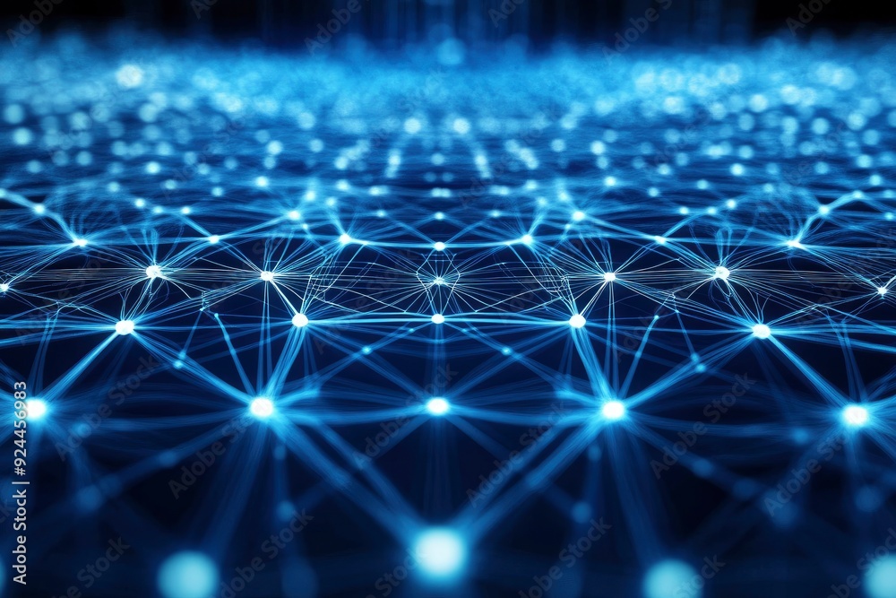 Technology background, Abstract line network with generative ai Technology background, Abstract line network with generative ai