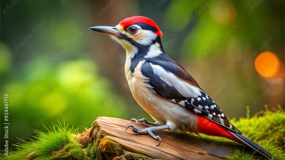 Fototapeta premium woodpecker bird image background