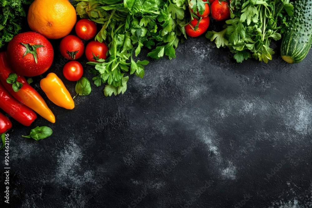 Vegetarian food background.Healthy foods.with generative ai Vegetarian food background.Healthy foods.with generative ai