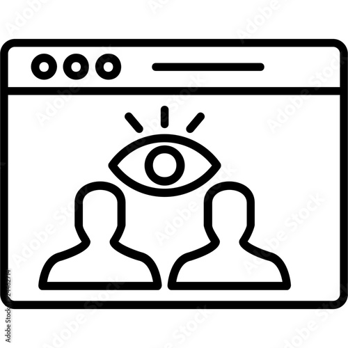 Visualization Vector Icon Design