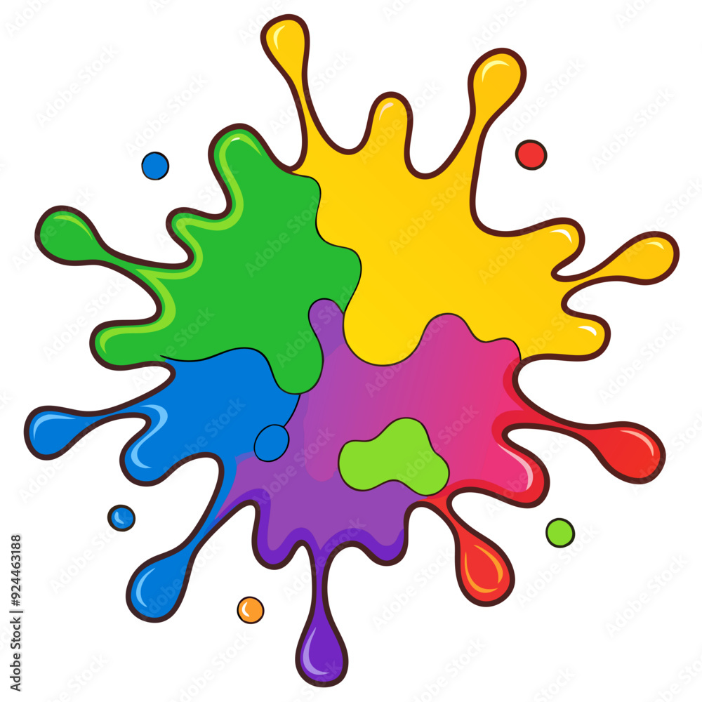 Color Paint Splash - Transparent background svg Color Paint Splash - Transparent background svg
