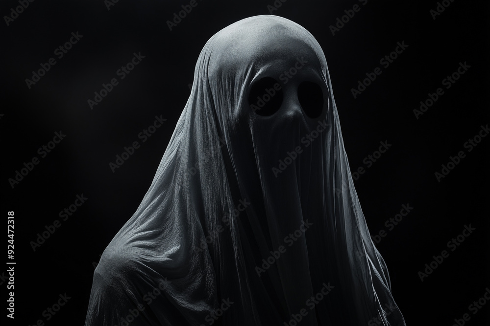 Scary portrait of ghost, Halloween concept Scary portrait of ghost, Halloween concept