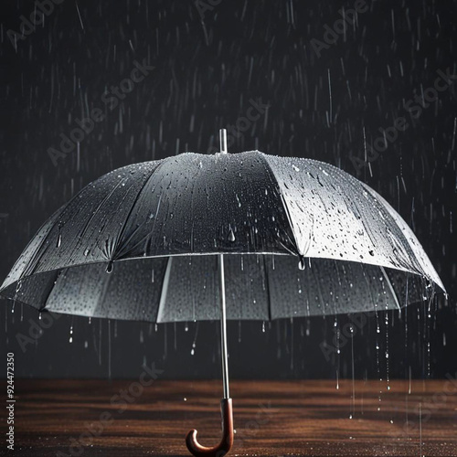 umbrella in rain