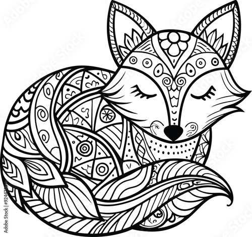 fox vector illustration