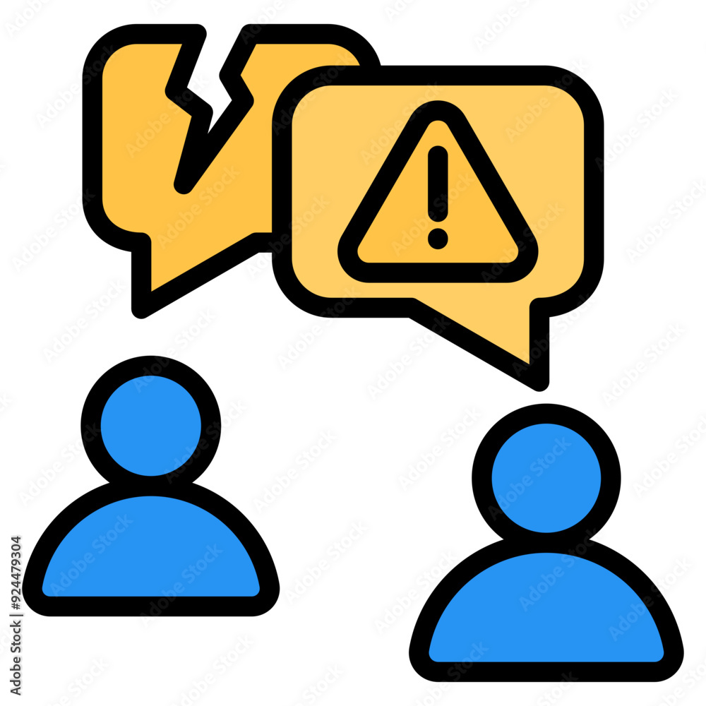 Crisis Communication Icon For Design Element Crisis Communication Icon For Design Element