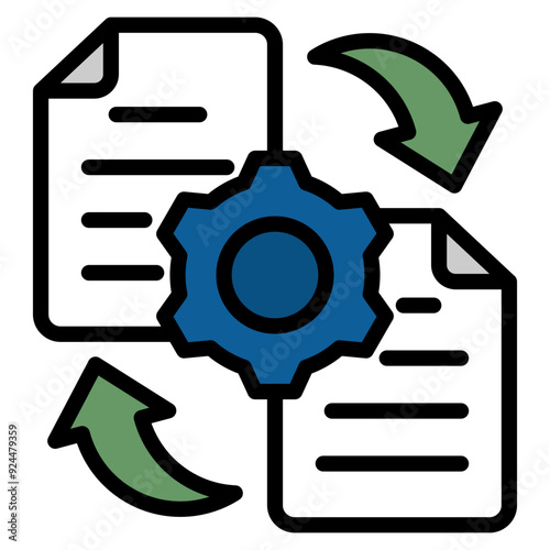 Redundancy Systems Icon For Design Element