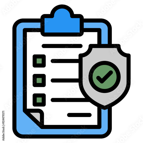 Insurance Coverage Icon For Design Element