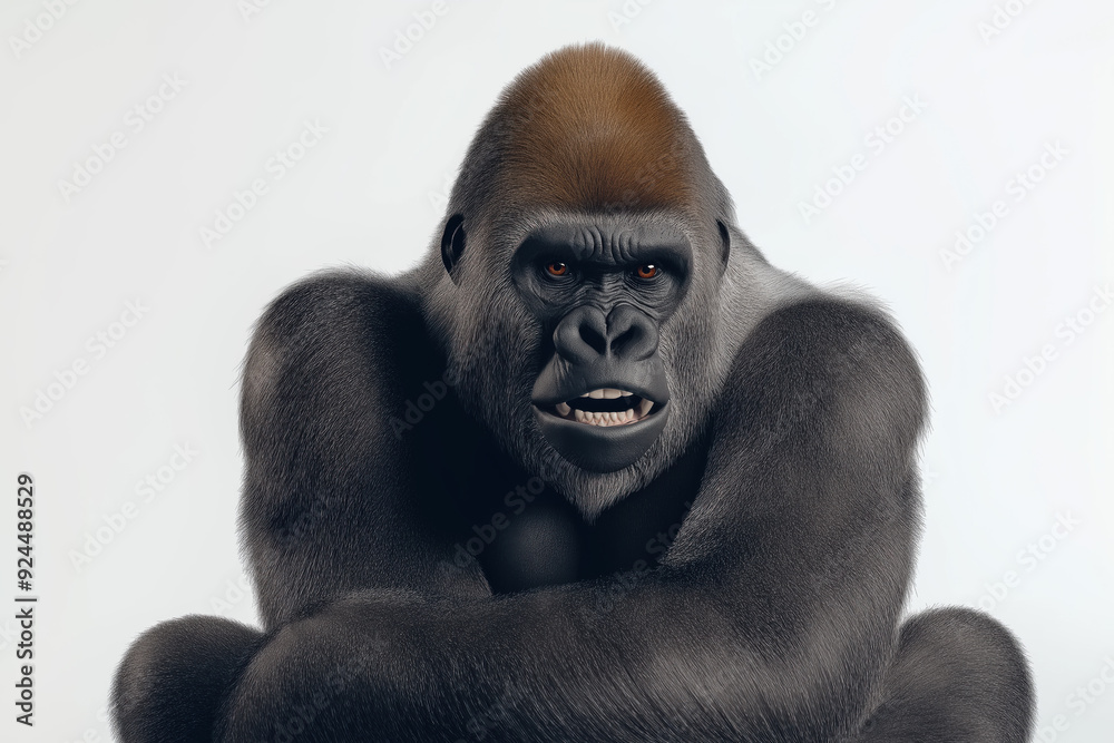 Obraz premium Gorilla Porträt
