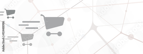 ecommerce icon on white background