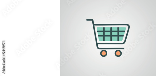 Vector shopping cart icon