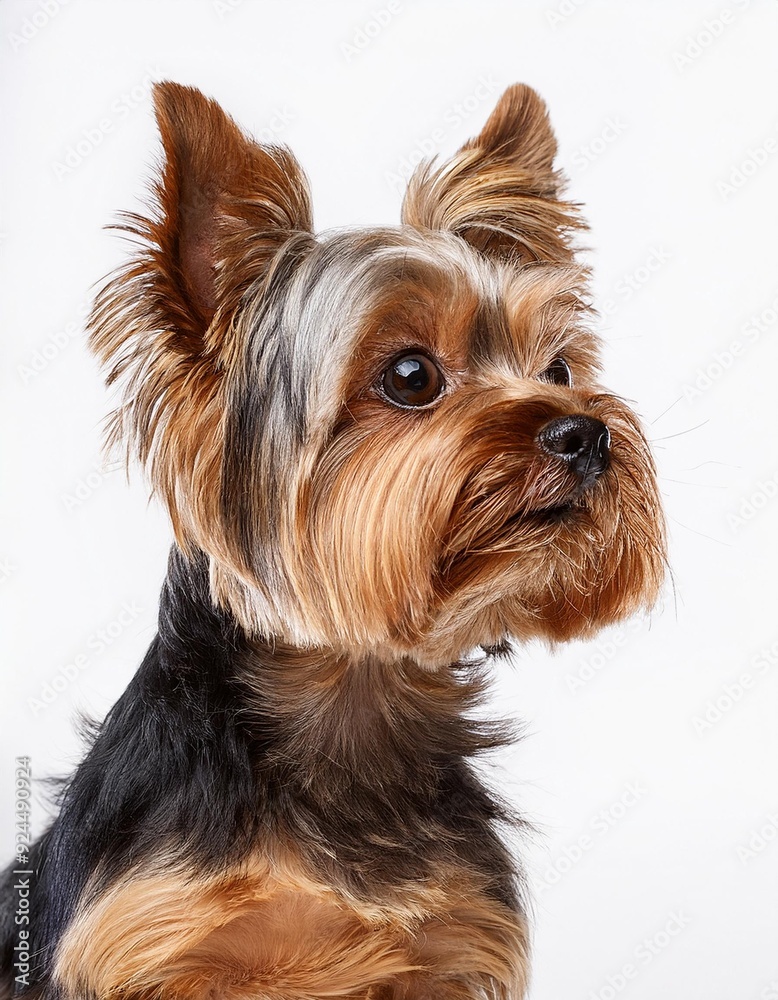 ヨークシャーテリアのポートレート(Yorkshire Terrier portrait on white background)
ヨークシャーテリアのポートレート(Yorkshire Terrier portrait on white background)