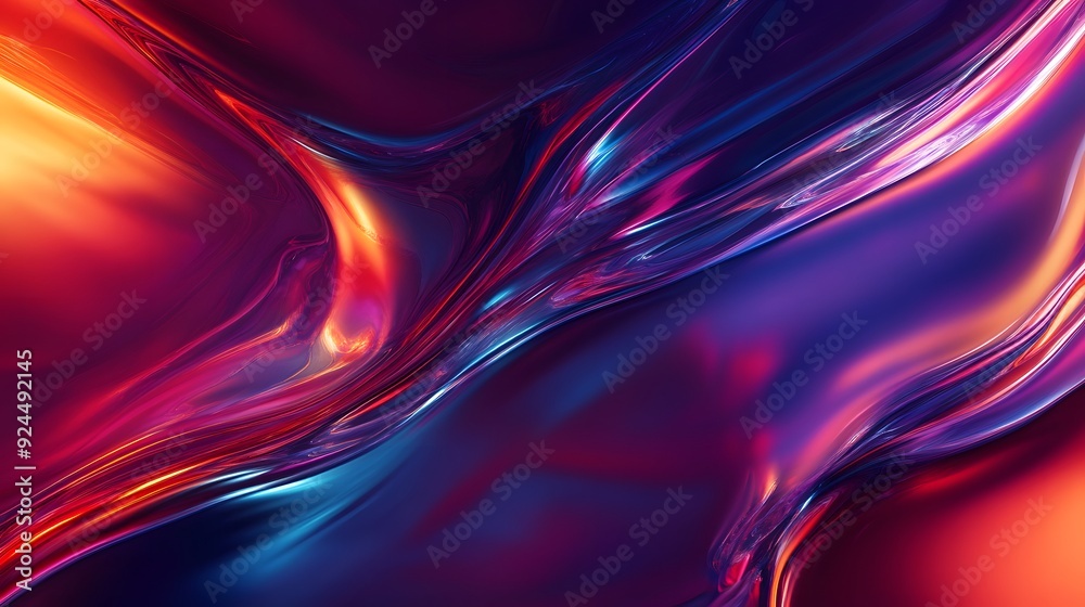 57. A vibrant interplay of light and shadow with shifting, fluid shapes creating a mesmerizing effect 57. A vibrant interplay of light and shadow with shifting, fluid shapes creating a mesmerizing effect