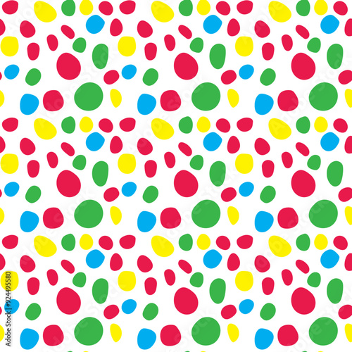 Small dash colorful pattern. Seamless minimal dash pattern, small elements confetti.