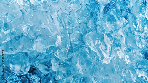 Closeup of Crystalline Ice