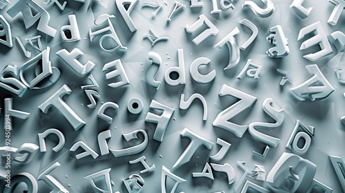 Abstract Letters Background