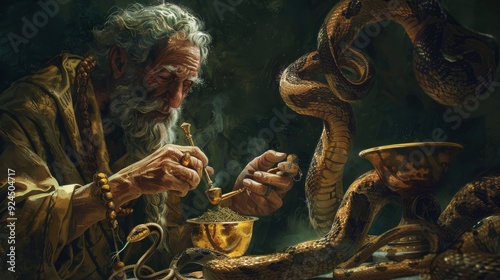 portrait of Asclepiades - a healer in ancient Greece