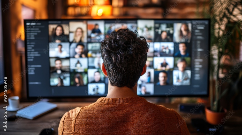 Online Video Conference Call, Generative AI Online Video Conference Call, Generative AI