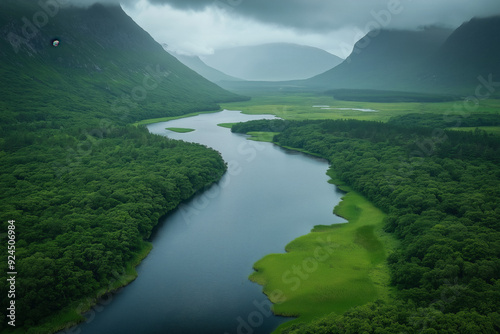 Aerial view of ireland