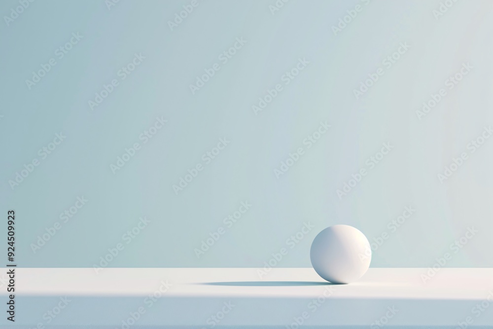 A serene 3D background with a single, large, softly lit sphere casting a shadow on a plain surface, offering a clean and minimalist copy space. A serene 3D background with a single, large, softly lit sphere casting a shadow on a plain surface, offering a clean and minimalist copy space.