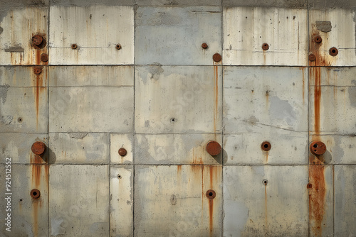 Concrete building facade