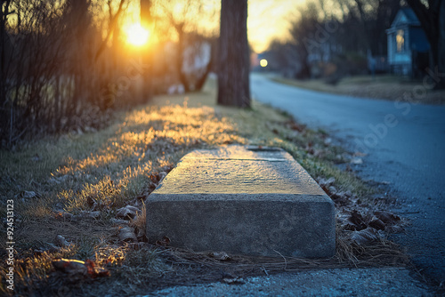 Concrete curb