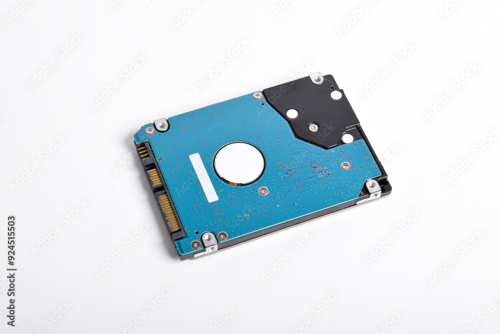 Hard disk drive isolated on white background. Computer HDD Hard Disk Drive. Computer Storage Memory. Hard disk drive isolated on white background. Computer HDD Hard Disk Drive. Computer Storage Memory.