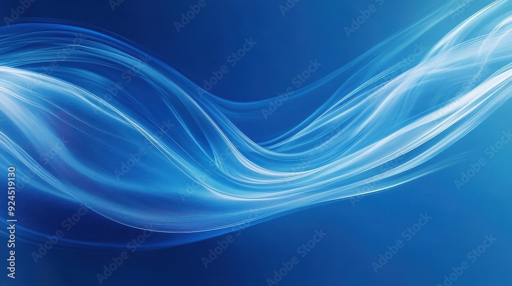 Abstract Blue Wave Background. Abstract Blue Wave Background.