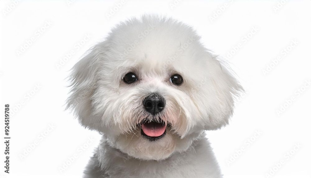 ビションフリーゼのポートレート(Bichon Frise portrait on white background)
ビションフリーゼのポートレート(Bichon Frise portrait on white background)