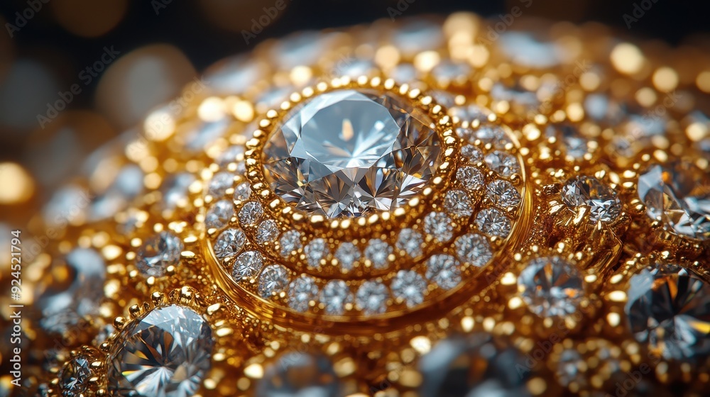 Close-up of Diamond Ring. Close-up of Diamond Ring.