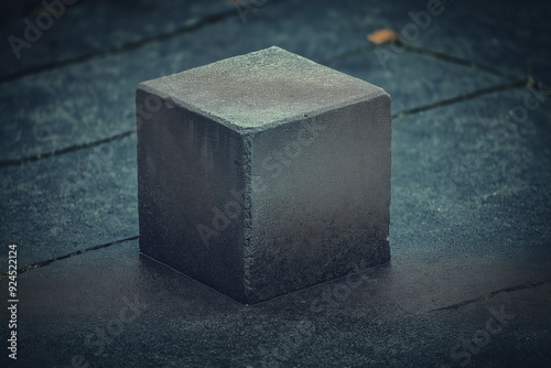Single concrete brick