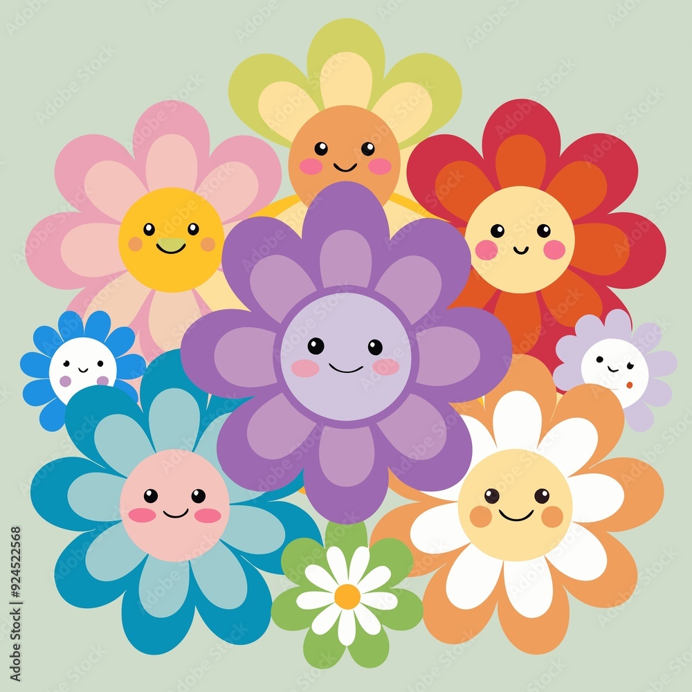 seamless background with flowers seamless background with flowers