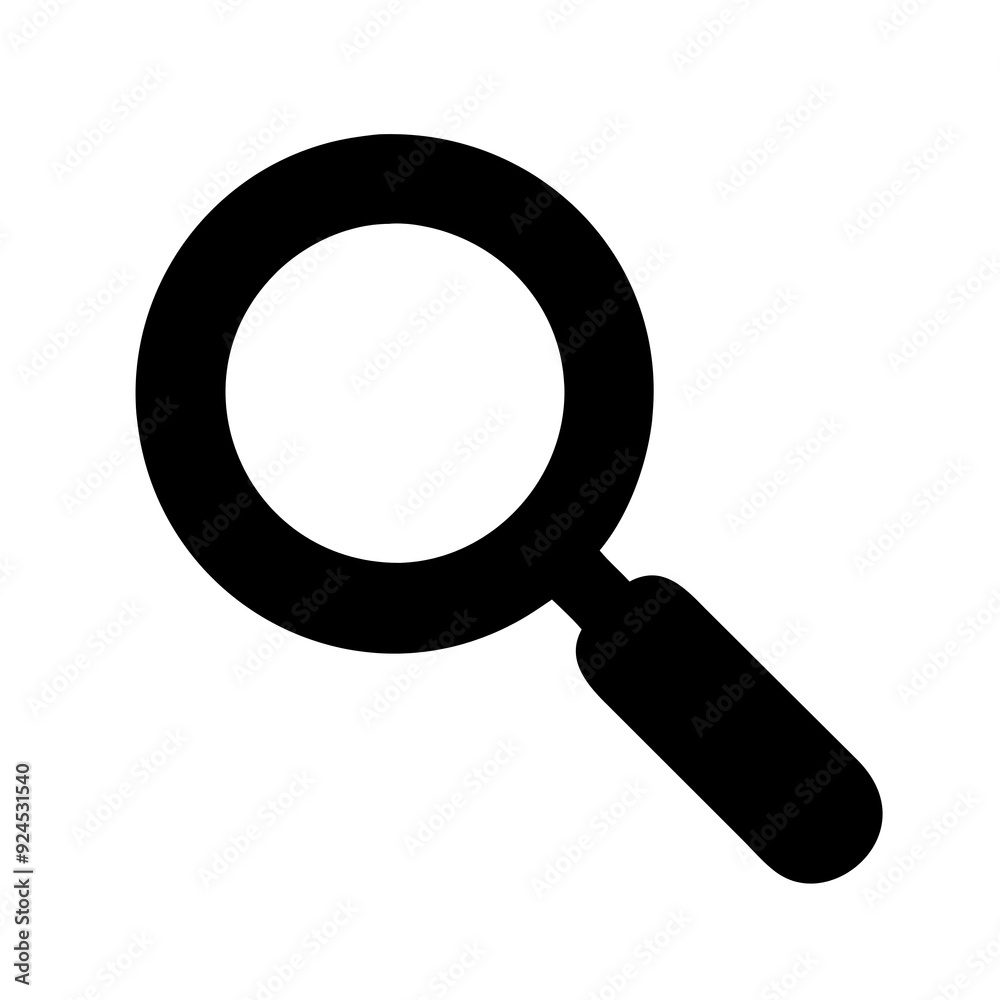 magnifying glass isolated on white magnifying glass isolated on white