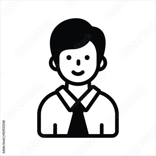 Grab this carefully crafted male teacher vector design, ready to use icon