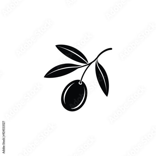 olive branch with leaves