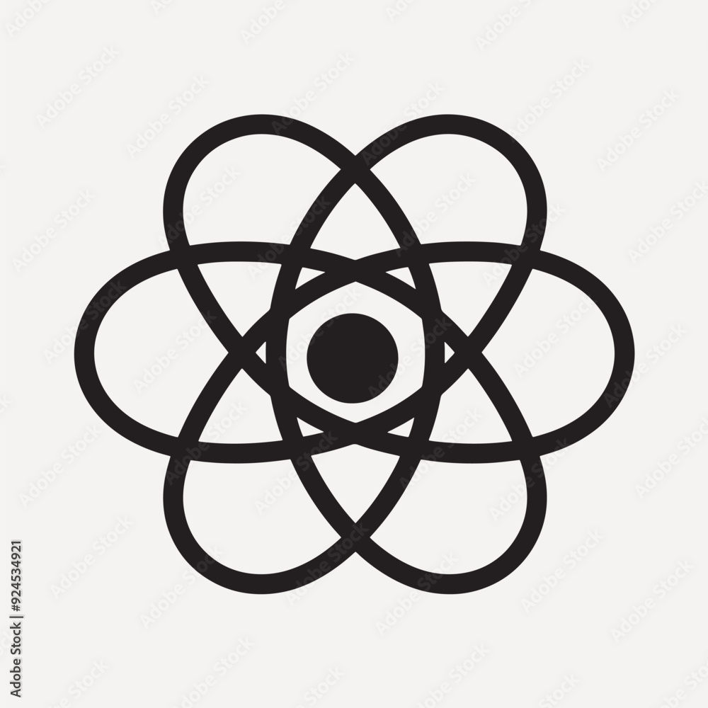 Atomic symbol for science concepts Atomic symbol for science concepts