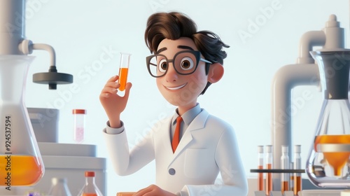 3D scientist clipart , scientist clipart , 3D lab clipart , lab clipart , 3D scientist clipart vector , 3D scientist clipart for commercial use photo