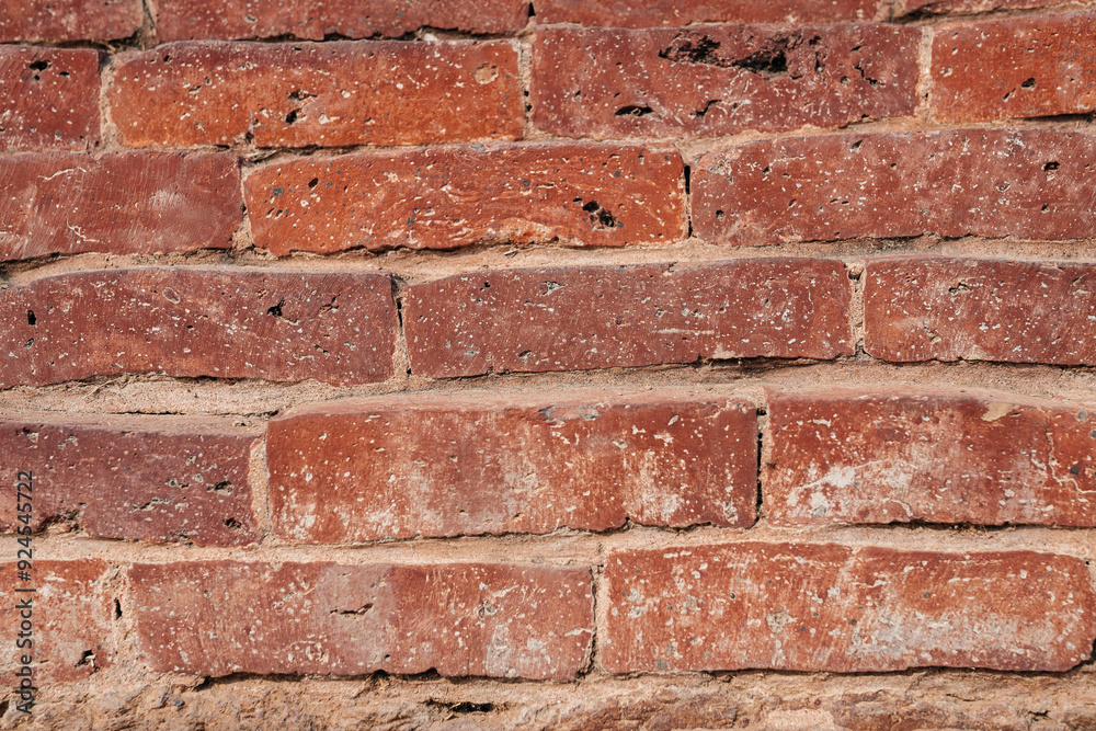 Fototapeta premium old red brick wall