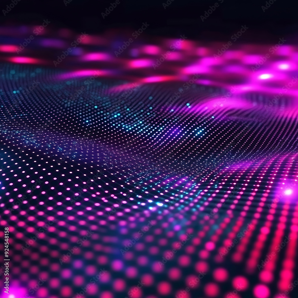 Futuristic Holographic Digital Background with Neon Gradient and Cyber Tech Elements Futuristic Holographic Digital Background with Neon Gradient and Cyber Tech Elements