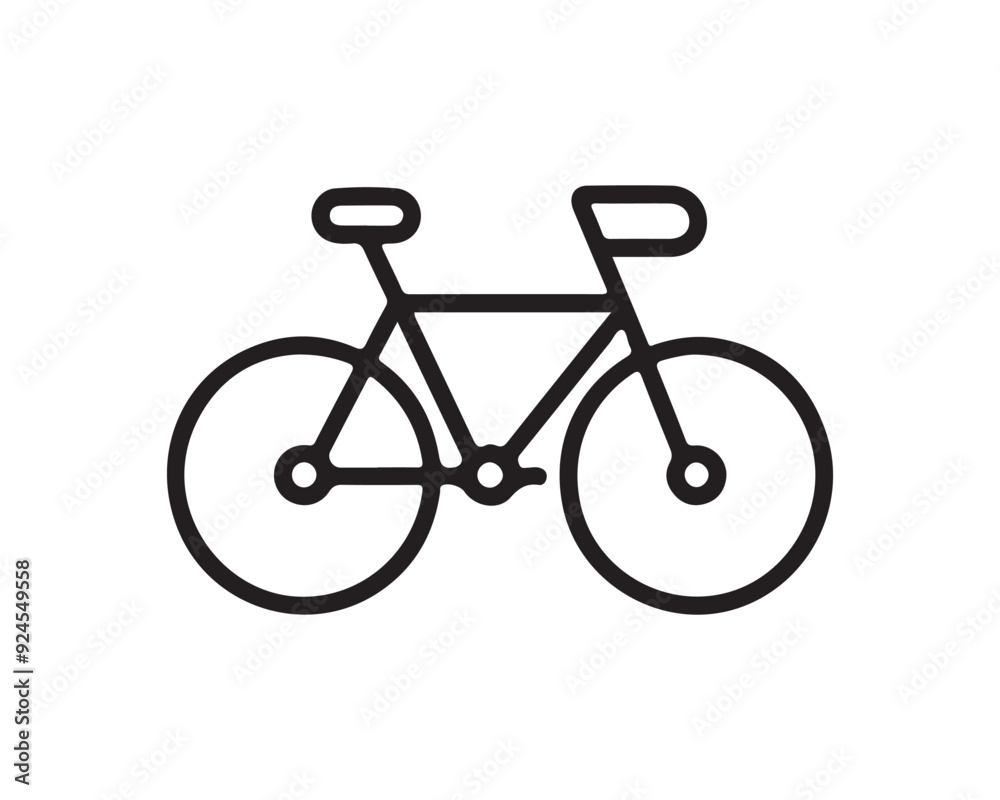 Bicycle Logo Design Icon Symbol Vector Template. Bicycle Logo Design Icon Symbol Vector Template.