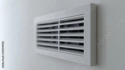 White Ventilation Grille on a Wall