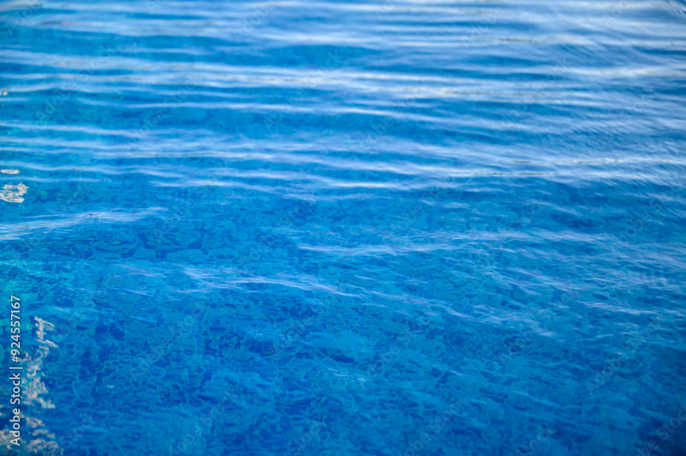 Obraz premium Swimming Pool Surface Abstract Background