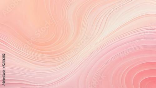 Soft liquid Blush Pink to Pale Peach abstract background