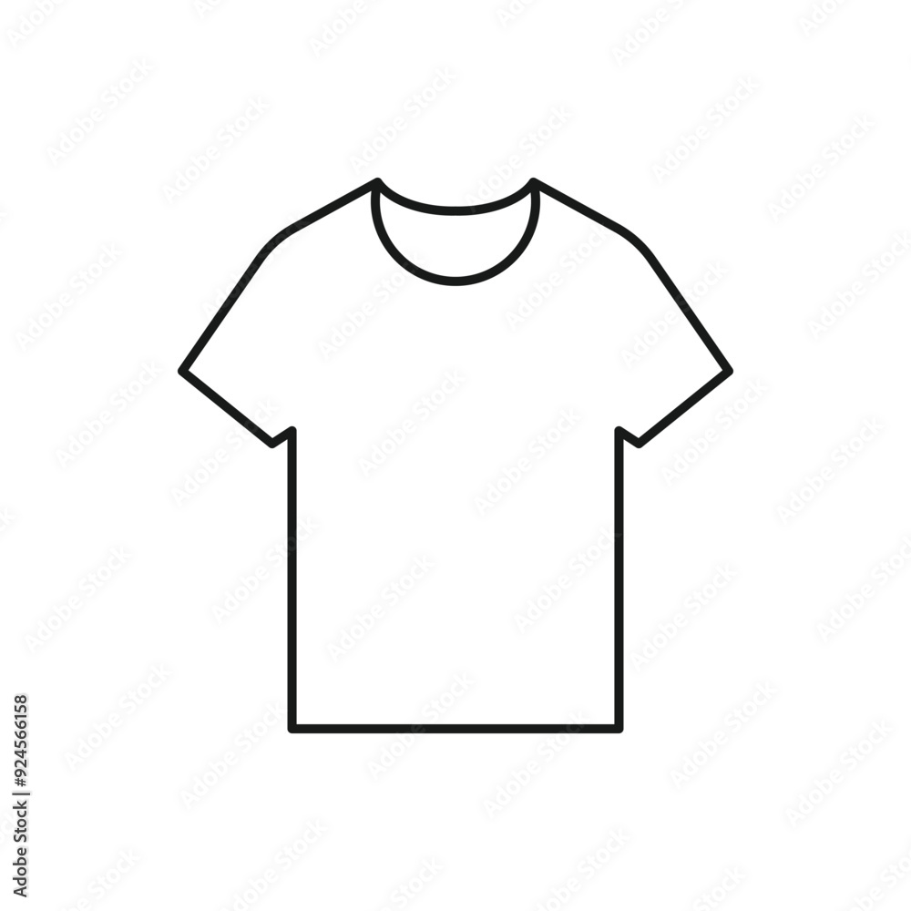 T-shirt Line Icon Vector design T-shirt Line Icon Vector design