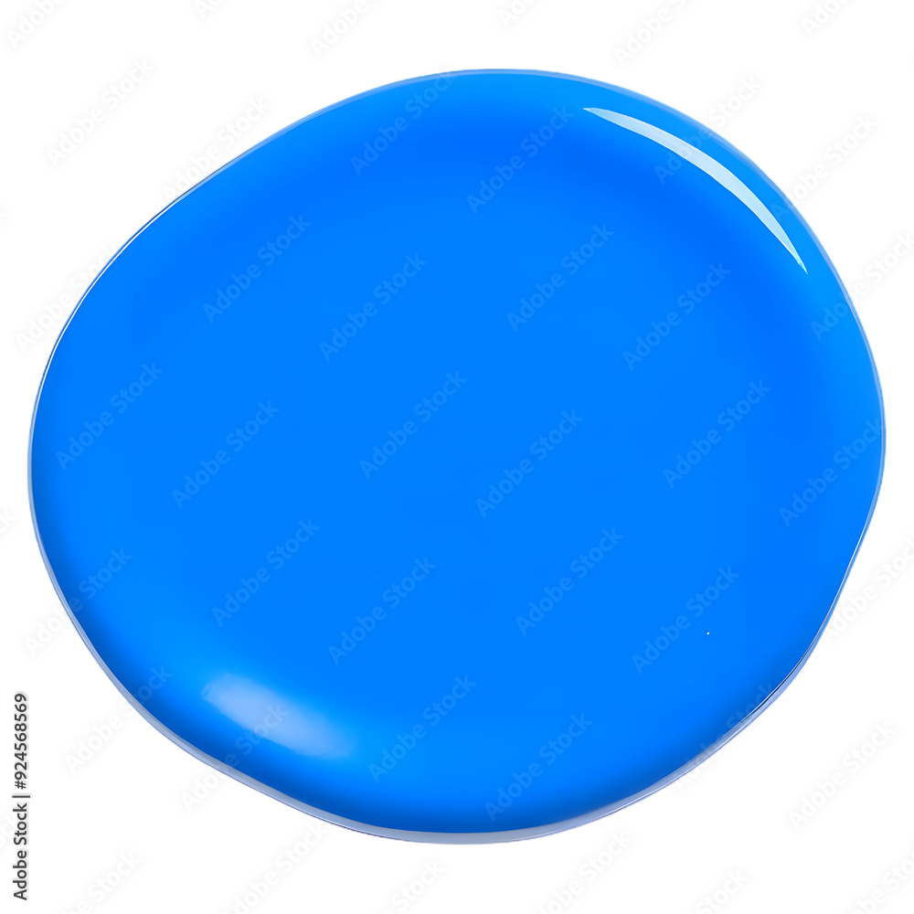 blue paint blob or paint stroke isolated on transparent background blue paint blob or paint stroke isolated on transparent background