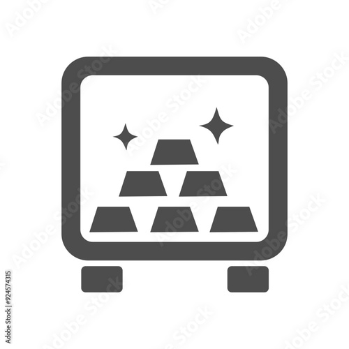 Gold Solid Icon
